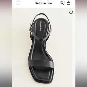 NWOT - Reformation Stephanie Heeled Sandal